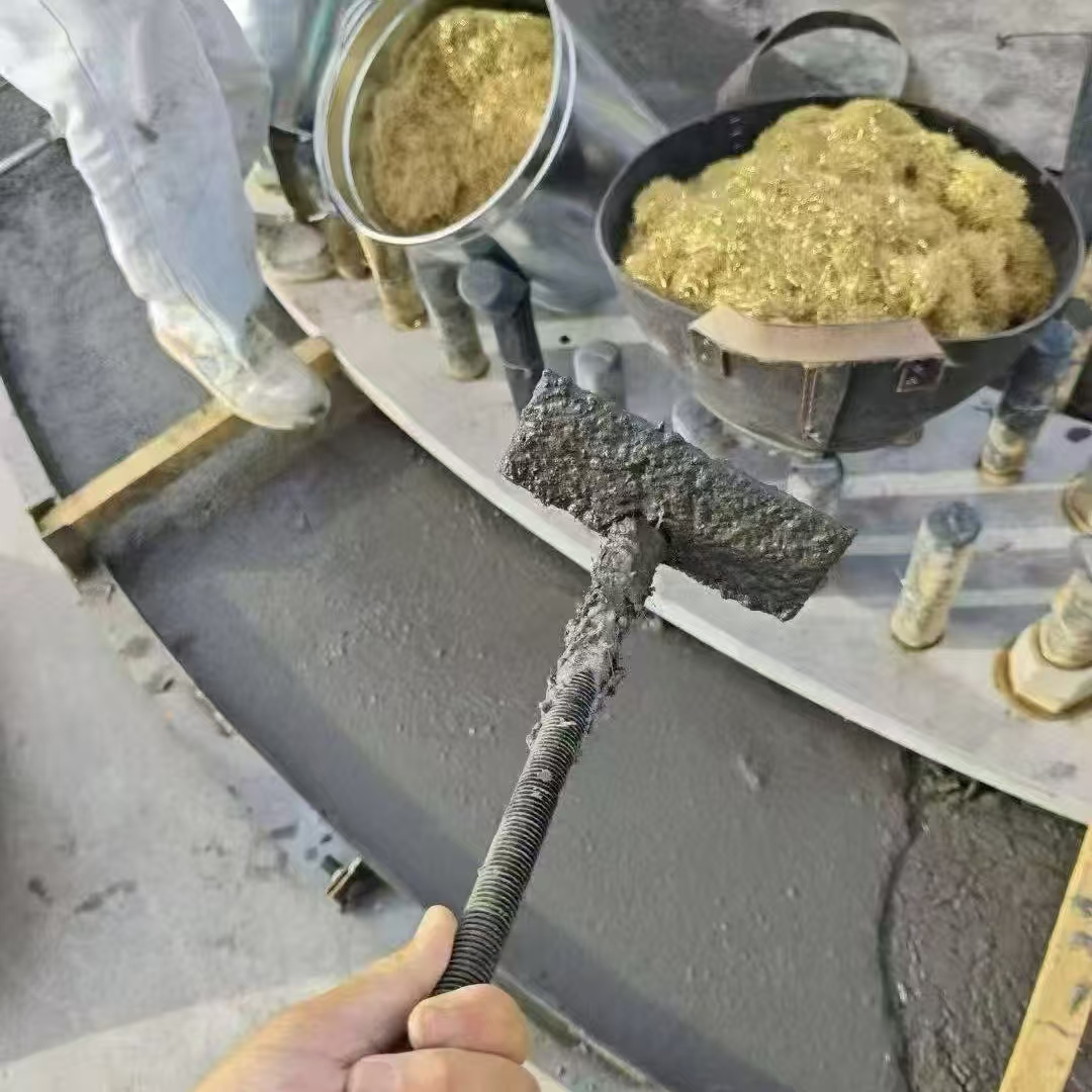 罗山C120钢纤维高强无收灌浆料 轧机压缩机汽轮机发电机锻压设备底座灌浆材料